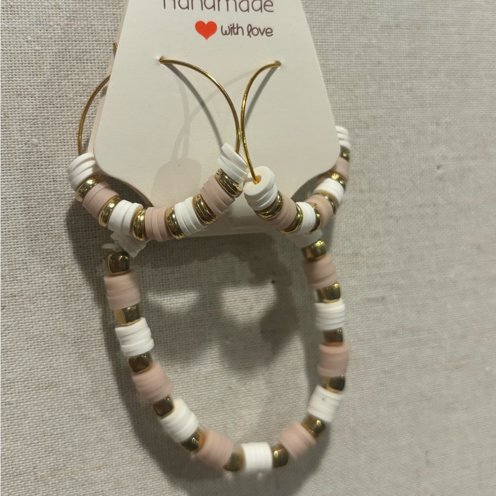 Bracelet and Hoop Earring Set